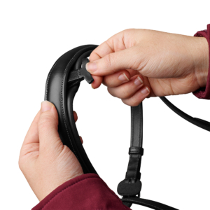 Arena Comfort padded leather bridle – Arena_ComfortBridle_Noseband_BLK_RemoveT_2