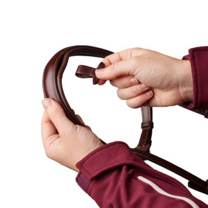 Arena Comfort padded leather bridle – Arena_ComfortBridle_Noseband_BRN_RemoveT_1
