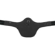 Arena stud girth with central D-ring – Arena_Flat_Studgirth_BLK_LoR
