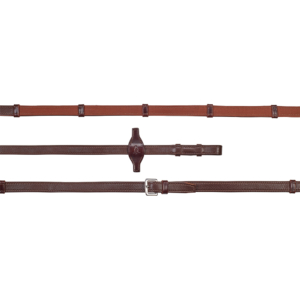 Arena grip reins with rubber grip – Arena_GripReins_BRN