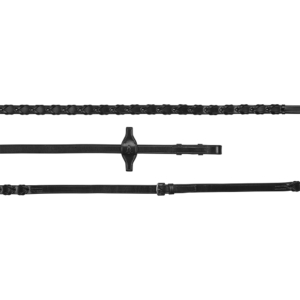Arena laced leather reins – Arena_LacedReins_BLK