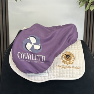 Cavaletti 15 inch adjustable brown GP saddle – product view 7