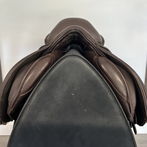 Fairfax MJP adjustable brown jump saddle – product view 4