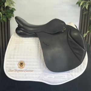 GFS XCH adjustable black jump saddle – product view 2